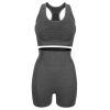 Lightweight Breathable Yoga Clothes for Women High Elasticity Form Fitting Workout Outfits with Shorts and Tank Top Versatile