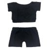 Girls 2-Piece Athletic Leotard Tracksuit Sleeveless Tank Tops with Shorts Set Gymnastics Dance Sports Workout Outfts