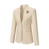 Women's 2 Piece Suit Skirt Set Business Office Work Blazer Jackets and Pencil Skirt with Slit