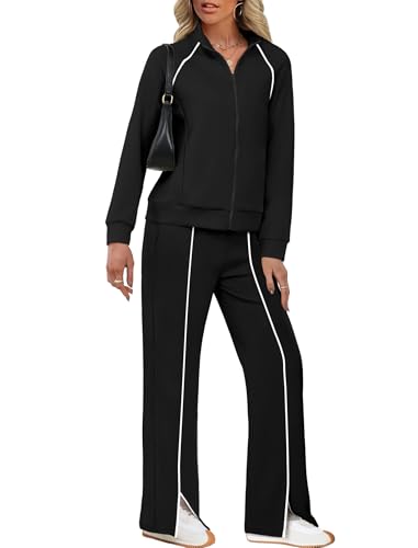 2 Piece Outfits for Women Lounge Sets Matching Sets Fall Fashion Clothing Travel Airport Vacation Clothes Pant Sets