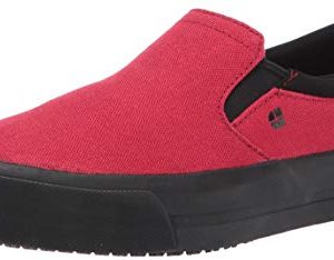 Unisex Slip-On Work Shoe - Non-Slip, Comfortable & Water-Resistant Slip-On Work Sneaker for Men & Women - Ideal for Restaurant,