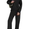 Two Piece Sets for Women Fall Outfits Lounge Sets Mock Neck Tops Wide Leg Pants Vacation Travel Airport Outfits