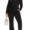 Women 2 Piece Outfits Sweatsuit Long Sleeve Zip-Up Hoodie Fall Winter Casual Jogger Sweatsuit Sets with Pocket
