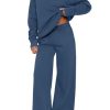 Womens Sweatsuits 2 Piece Set 2025 Casual Winter Long Sleeve Hoodie Loose Wide Leg Sweatpants Fall Tracksuit
