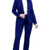 Women's 2 Buttons Business Blazer Pant Suit Set for Work