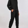 Women's 2 Piece Tracksuit Fall Outfits 2025 Long Sleeve Half Zip Sweatshirt Sweatpants Lounge Set Sweatsuits