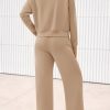 Women's 2 Piece Outfits Fall Sweatsuits Zip Up Sweatshirt Wide Leg Sweatpants Casual Tracksuit Lounge Sets