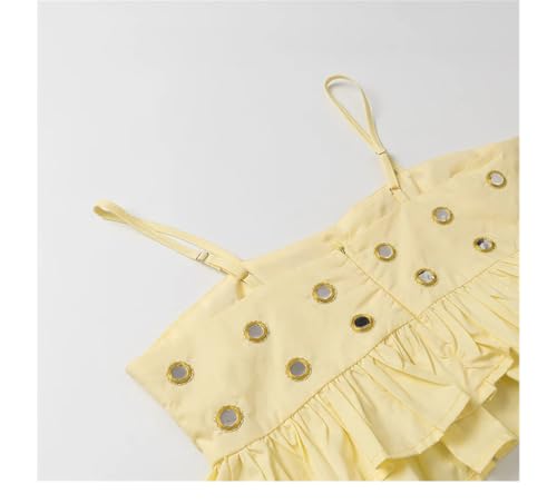 Women's European and American 2-Piece Set Niche Design Camisole and High Waist Mini Skirt