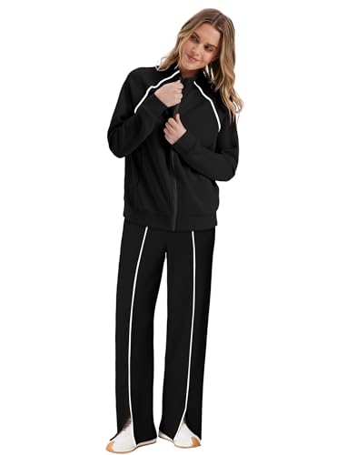 2 Piece Outfits for Women Lounge Sets Matching Sets Fall Fashion Clothing Travel Airport Vacation Clothes Pant Sets