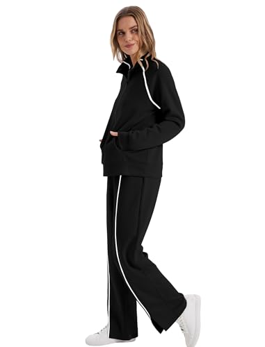 2 Piece Outfits for Women Lounge Sets Matching Sets Fall Fashion Clothing Travel Airport Vacation Clothes Pant Sets