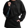 Women 2 Piece Sets Cotton Tracksuits Workout Set Crewneck Sweatshirt Skort Short Skirt Fall Tennis Sweat Suits Pockets