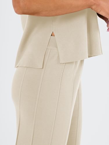 2 Piece Sets for Women Summer Vacation 2025 Lounge Outfits Matching Two Pcs Spring Knit Tracksuits Sweat Suits