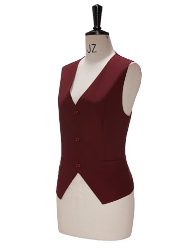 Business Women Suit Set 3 Pieces Notch Lapel Single Breasted Vest for Office Work Lady Suits (Blazer+Vest+Pants)