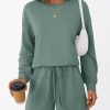 Lounge Sets for Women Two Piece Sweat Short Set Pajama Matching Outfits with Pocket 2025 Fall Fashion Clothes