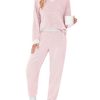 Women's Pajama Sets 2 Piece Striped Lounge Sets Long Sleeve Top and Pants Soft Sleepwear Pjs 2025 Fall Outfits