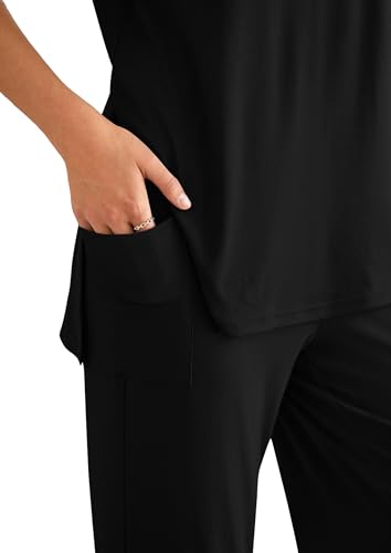 Women's 2 Piece Lounge Set 2025 Summer Casual Loose Tank Top Wide Leg Pants Matching Travel Outfits Tracksuit