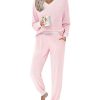 Women's Pajama Sets 2 Piece Striped Lounge Sets Long Sleeve Top and Pants Soft Sleepwear Pjs 2025 Fall Outfits