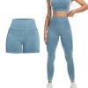 3 Piece Workout Sets for Women Butt Lifting Leggings with High Impact Sports Bra Gym Shorts