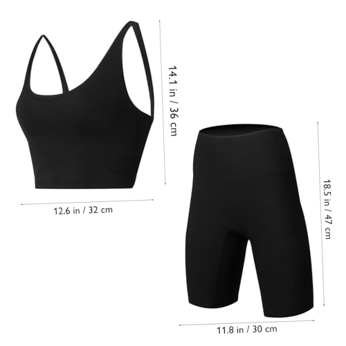 Yoga Set High Waist Shorts Tank Top Breathable Workout Outfits for Fitness and Casual Wear Stylish and Comfortable Tracksuit for