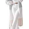 Women's Fuzzy 3 Piece Lounge Sets Sweatsuits Open Front Cardigan Crop Tank Tops Wide Legs Pants Outfits