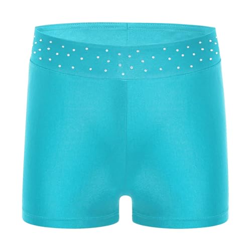 Kids Girls Two Piece Dance Workout Set Crop Top with Shorts Gymnastic Tracksuit Tumbling Outfits