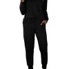 Lounge Sets for Women Two Piece Travel Outfits Sweatsuits 2 Piece Fashion 2024 Trendy Pajamas