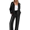 2 Piece Outfits for Women Lounge Sets Matching Sets Fall Fashion Clothing Travel Airport Vacation Clothes Pant Sets