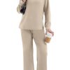 Lounge Sets for Women Two Piece Outfits Button Down Sweatsuit Sweatpant with Pockets Fall Fashion 2025