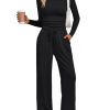 2 Piece Lounge Sets for Women Fall Outfits 2025 Two Piece Travel Sweatsuits Business Casual Fashion Clothes