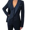 Business Women Suit Set 3 Pieces Notch Lapel Single Breasted Vest for Office Work Lady Suits (Blazer+Vest+Pants)