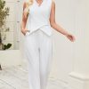 Pants Suits for Women Business Casual Sets Summer Vest and Pants Set 2025 Dressy 2 Piece Outfits