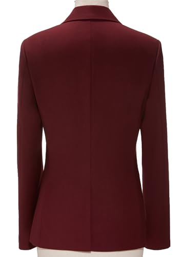 Business Women Suit Set 3 Pieces Notch Lapel Single Breasted Vest for Office Work Lady Suits (Blazer+Vest+Pants)