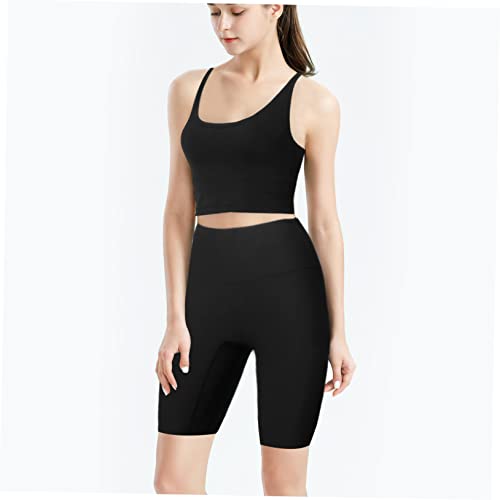 Yoga Set High Waist Shorts Tank Top Breathable Workout Outfits for Fitness and Casual Wear Stylish and Comfortable Tracksuit for