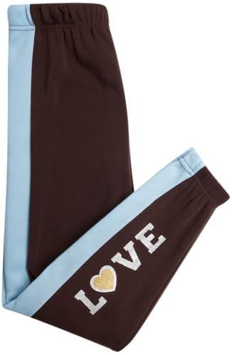 Girls Sweatsuit Set - 2 Piece Zip Up Hoodie Sweatshirt with Sherpa Fleece Lined Hood and Jogger Sweatpants (7-12)