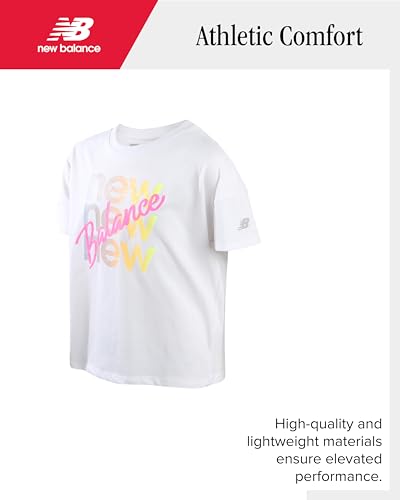 Girls Athletic Shorts Set - 2 Piece Active Short Sleeve Shirt and Running Shorts Girls' Activewear Set (7-16)