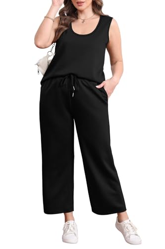 Two Piece Sets for Women Casual Travel Vacation Outfits Summer Wide Leg Pants Lounge Sets