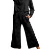 2 Piece Sets for Women Collared V Neck Long Sleeve Polo Shirts Tops Lounge Set Tracksuits Sweatsuits