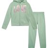 Girls Sweatsuit - 2 Piece Soft Fleece Breathable Zip Up Hoodie and Jogger Pants - Athletic Girls Athletic Sets (7-12)