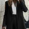 Women Suits 2 Piece Set Business Casual Dressy Oversized Blazer Jacket and Wide Leg Dress Pantsuits Formal Outfits