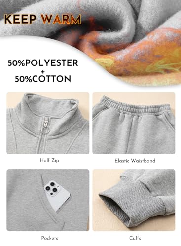 Womens 2 Piece Outfits Matching Sweat Sets Sweatsuit Tracksuit Zip up Sweatshirt and Sweatpants Lounge Sets