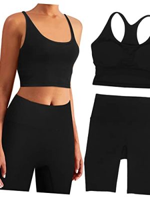 Sportswear Set Breathable Tank Top High Waist Shorts for Yoga Fitness Workouts Quick Drying Athletic Outfit