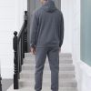 Sweat Suits For Men Set 2 Pcs Hoodie Jogger Sweatsuits Size S To 3XL