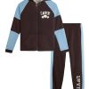 Girls Sweatsuit Set - 2 Piece Zip Up Hoodie Sweatshirt with Sherpa Fleece Lined Hood and Jogger Sweatpants (7-12)