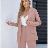 2 Piece Pant Suits for Women Dressy Blazer High Waisted Pants Sets Business Casual Outfits