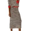 2 Piece Skirts Sets For Women Fall Fashion 2025 Striped Sweater Dress Knit Lounge Travel Outfits Winter Clothing