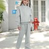 Girls Sweatsuit 2 Piece Fall Outfits Clothing Set Kids Teen Pullover Sweatshirt & Sweatpants Tracksuit Top Pants Set