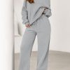 Women's 2 Piece Outfits Fall Sweatsuits Oversized Hoodies Wide Leg Sweatpants Tracksuits Lounge Matching Sets