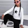 Tween Girls Clothes Ribbed Star Printed Shirt + Cargo Pants Sets Fall Outfits Sizes 7-16 Years
