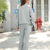 Girls Sweatsuit 2 Piece Fall Outfits Clothing Set Kids Teen Pullover Sweatshirt & Sweatpants Tracksuit Top Pants Set