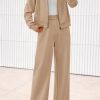 Women's 2 Piece Outfits Fall Sweatsuits Zip Up Sweatshirt Wide Leg Sweatpants Casual Tracksuit Lounge Sets